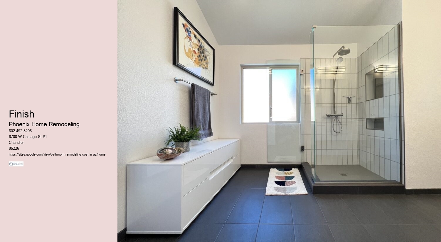 Ahwatukee Arizona Bathroom Remodeling Cost