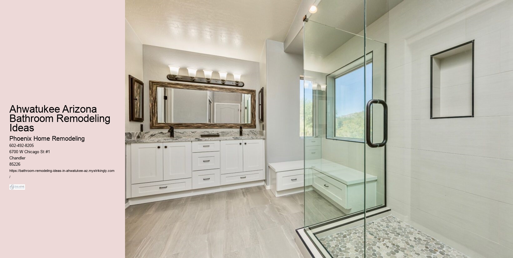 Bathroom Remodeling Ideas in Ahwatukee Arizona