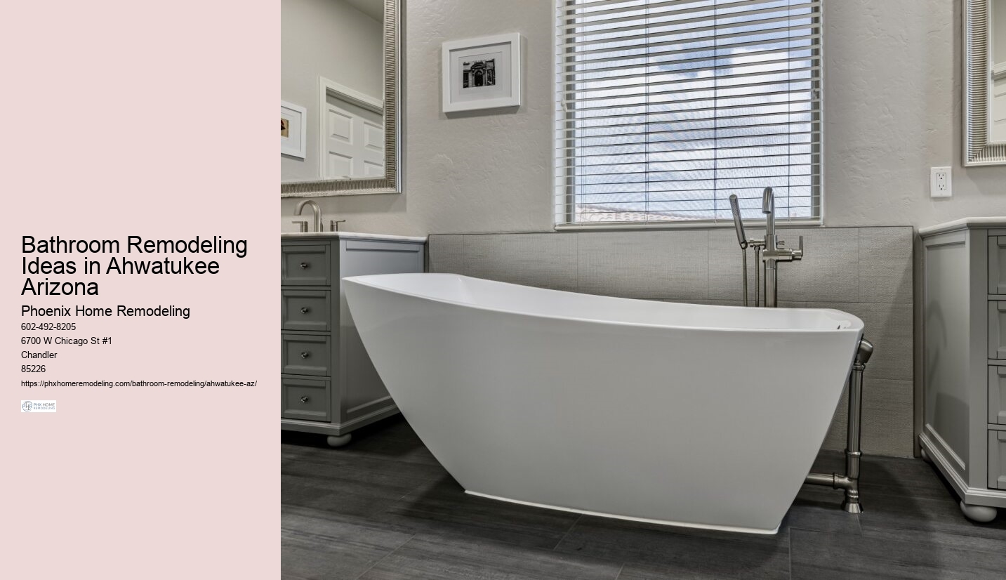 Ahwatukee Arizona Bathroom Remodeling Ideas