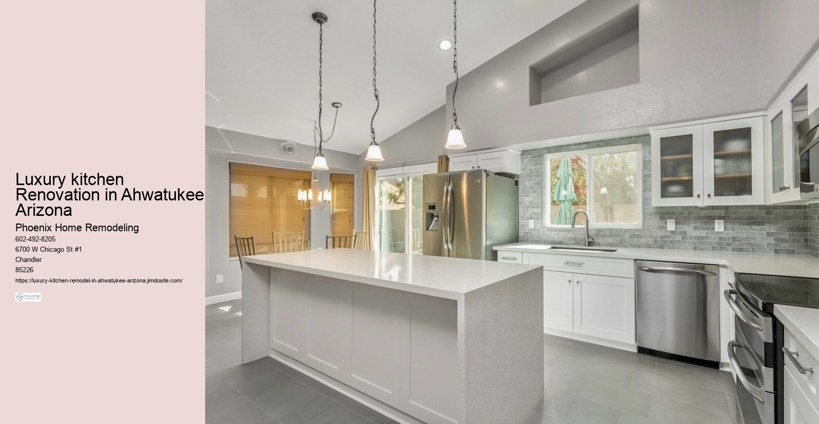 Luxury kitchen Renovation in Ahwatukee Arizona