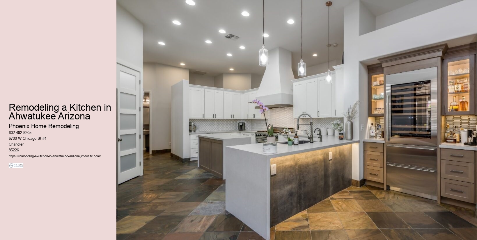 Remodeling a Kitchen in Ahwatukee Arizona