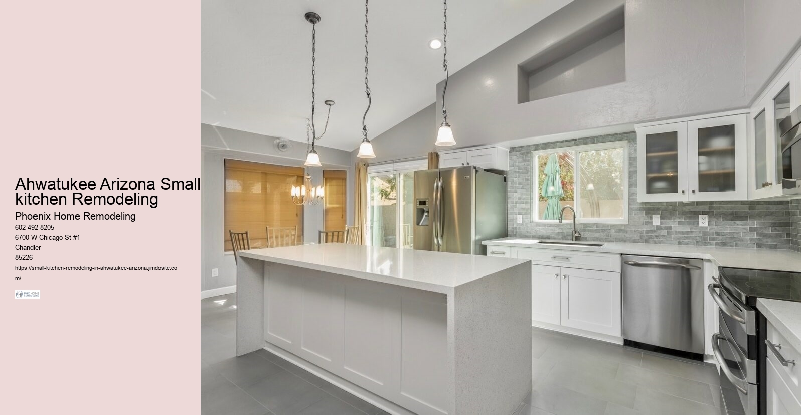 Small Kitchen Remodeling in Ahwatukee Arizona