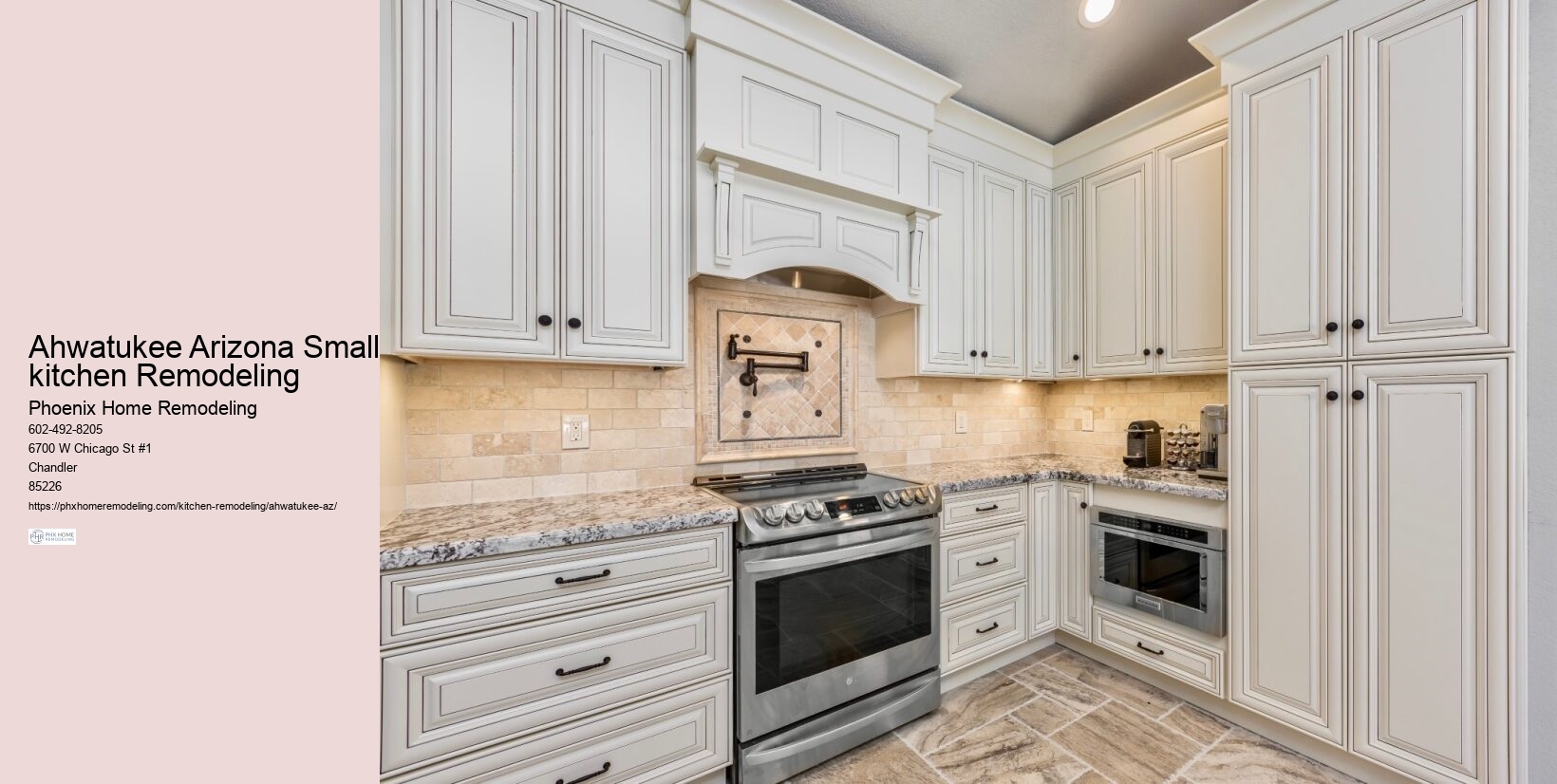 Small kitchen Renovation in Ahwatukee Arizona